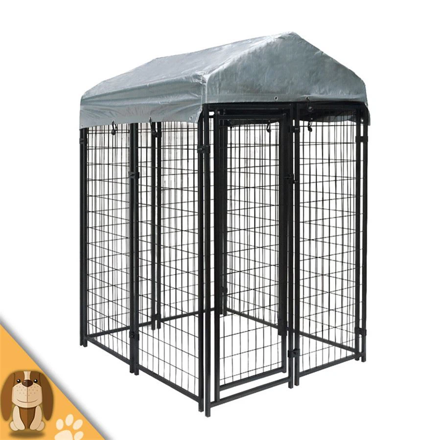 square tube dog kennel-20
