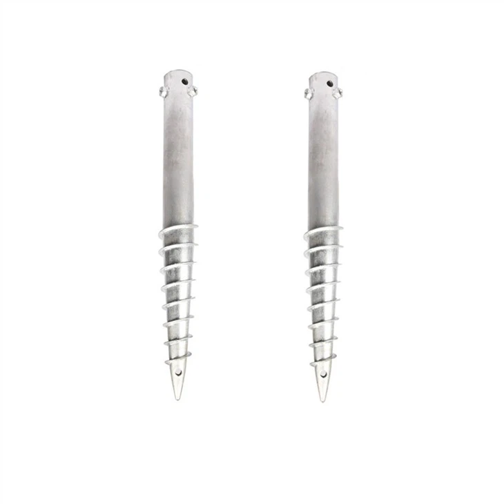 Galvanized Ground Screw Anchors For Fence Posts